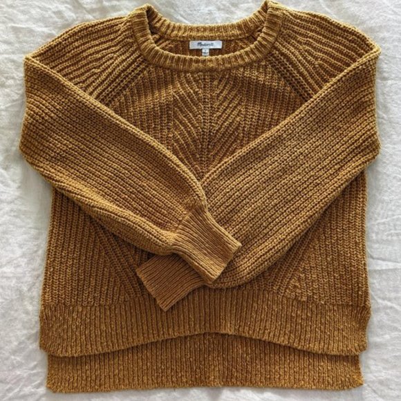 Madewell Balloon-Sleeve Pullover Sweater Egyptian Gold Small - Picture 2 of 8